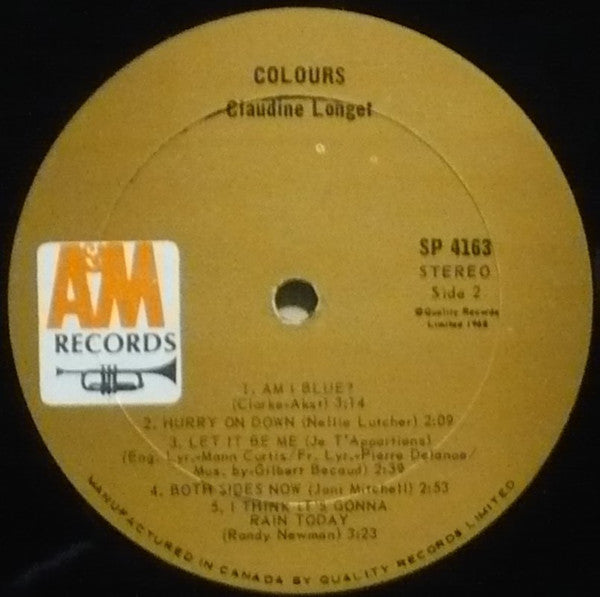 Claudine Longet – Colours VinylPursuit.com