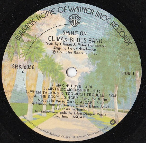 Climax Blues Band – Shine On - 1978 Pressing VinylPursuit.com