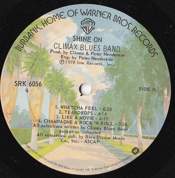 Climax Blues Band – Shine On - 1978 Pressing VinylPursuit.com
