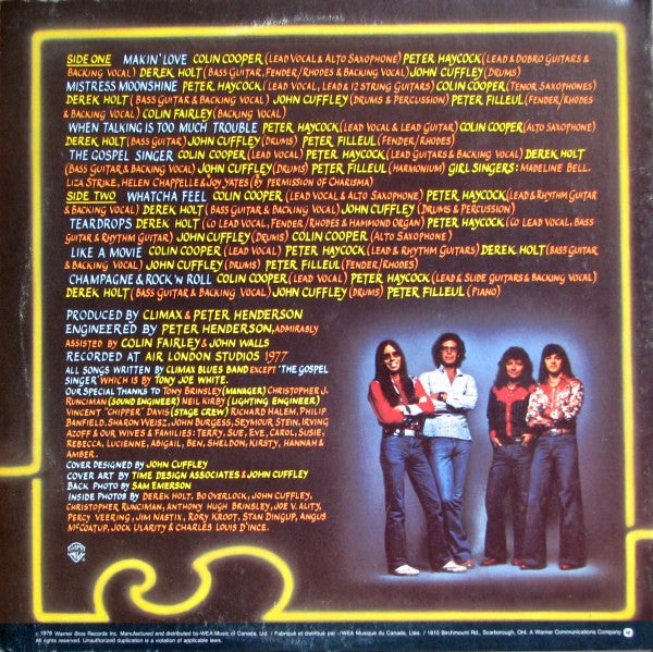 Climax Blues Band – Shine On - 1978 Pressing VinylPursuit.com