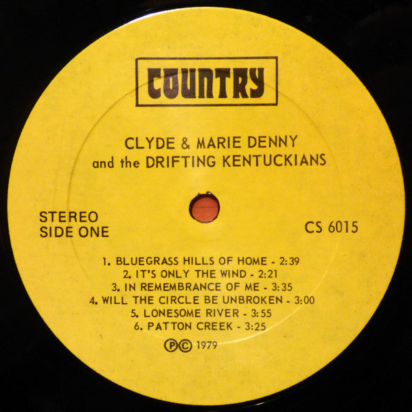 Clyde & Marie Denny and the Drifting Kentuckians – Clyde & Marie Denny And The Drifting Kentuckians VinylPursuit.com