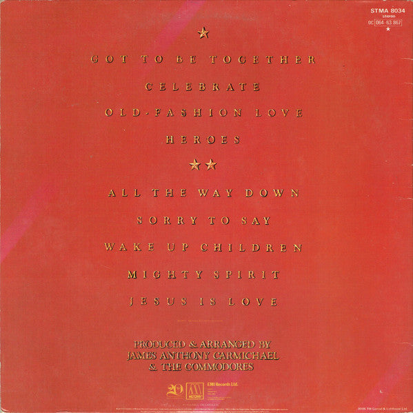 Commodores – Heroes - 1980 UK Pressing VinylPursuit.com