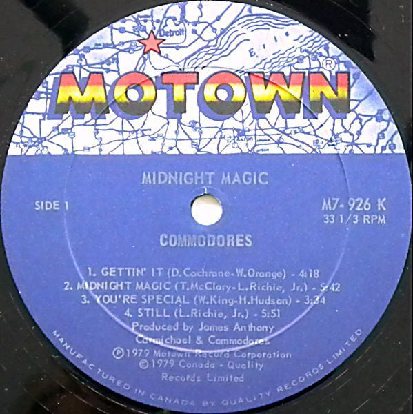 Commodores – Midnight Magic - in Shrinkwrap VinylPursuit.com