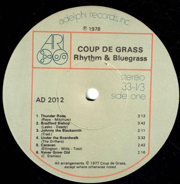 Coup de Grass – Rhythm and Bluegrass US Pressing VinylPursuit.com