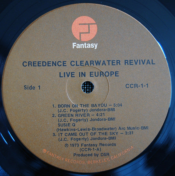 Creedence Clearwater Revival – Live In Europe US Pressing VinylPursuit.com