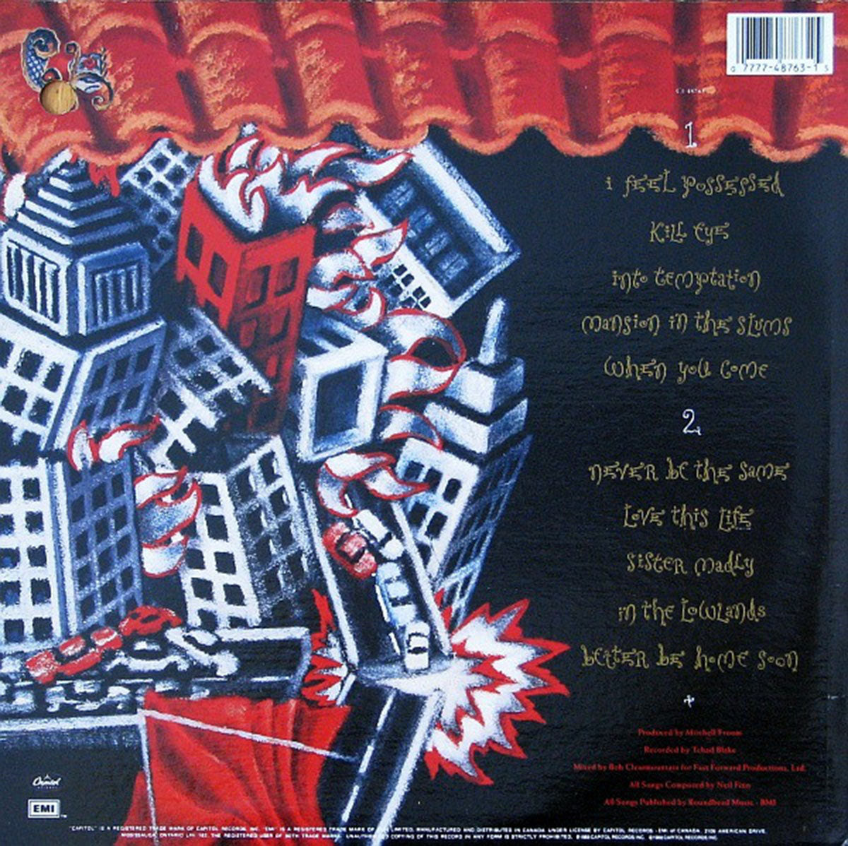 Crowded House – Temple Of Low Men - 1988 Original VinylPursuit.com