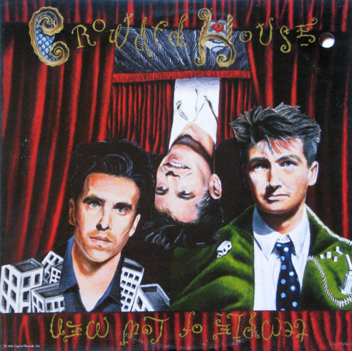 Crowded House – Temple Of Low Men - 1988 Original VinylPursuit.com
