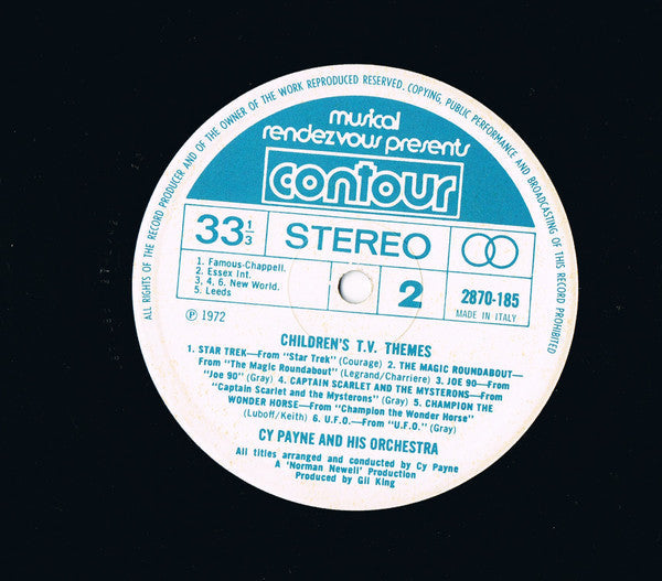 Cy Payne & His Orchestra – Children's TV Themes UK Pressing VinylPursuit.com