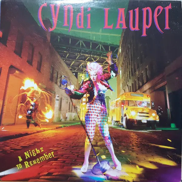 Cyndi Lauper – A Night To Remember - 1989 Original Vinyl Pursuit Inc