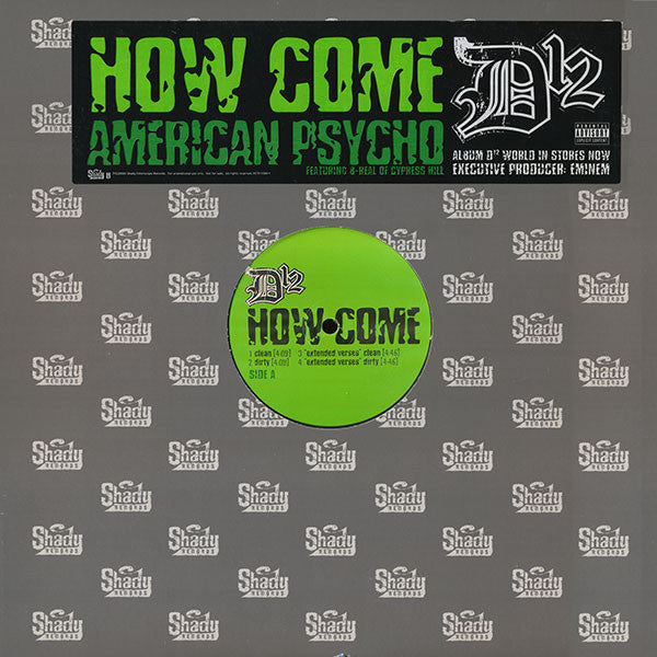 D12 – How Come / American Psycho US 2004 Pressing VinylPursuit.com