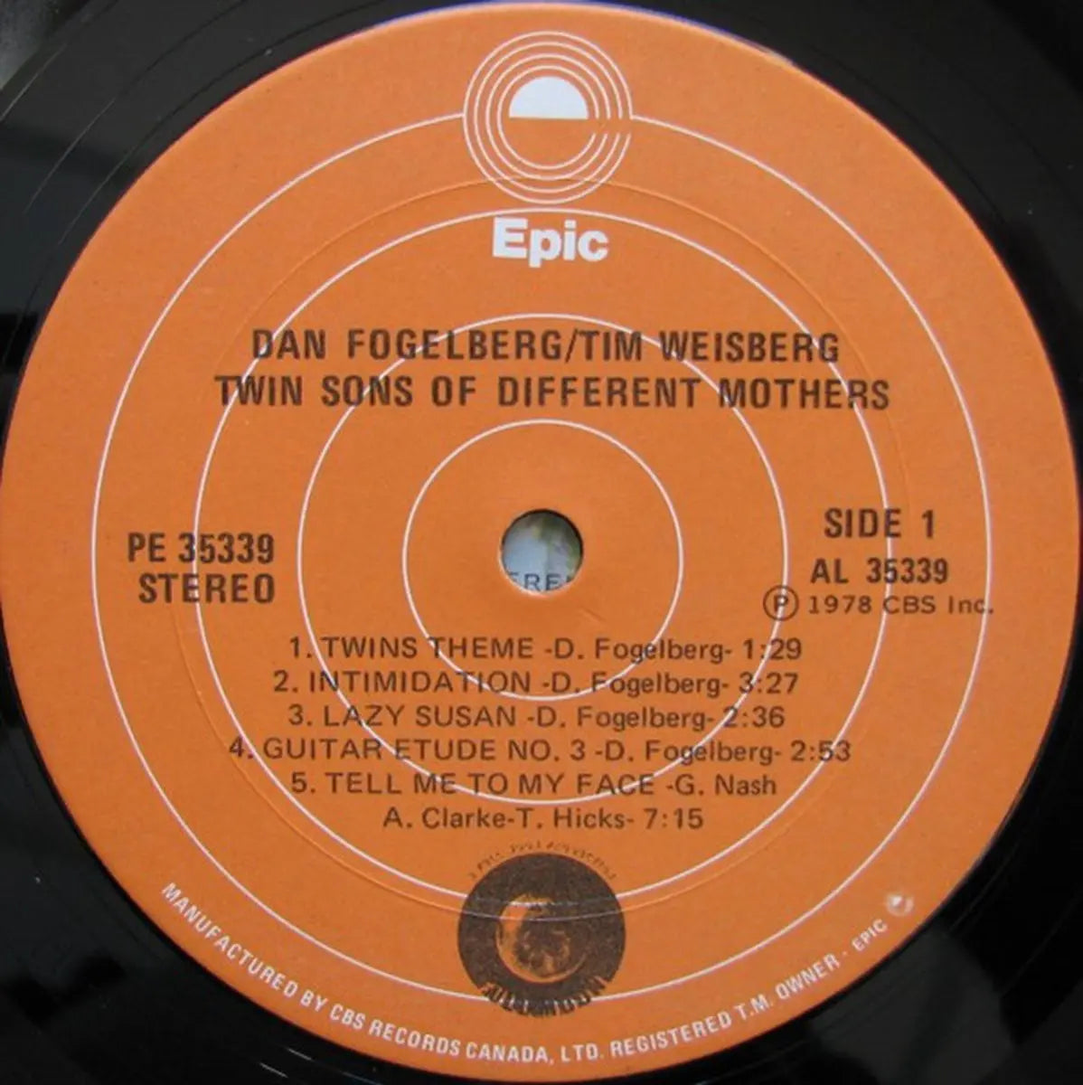 Dan Fogelberg & Tim Weisberg – Twin Sons Of Different Mothers - 1978 VinylPursuit.com