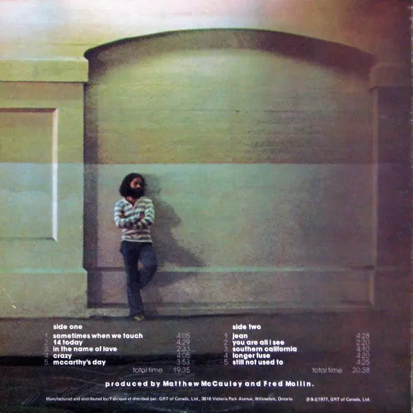 Dan Hill – Longer Fuse - 1977 Original VinylPursuit.com