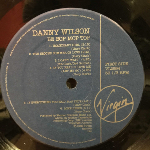Danny Wilson – Bebop Moptop - 1989 VinylPursuit.com