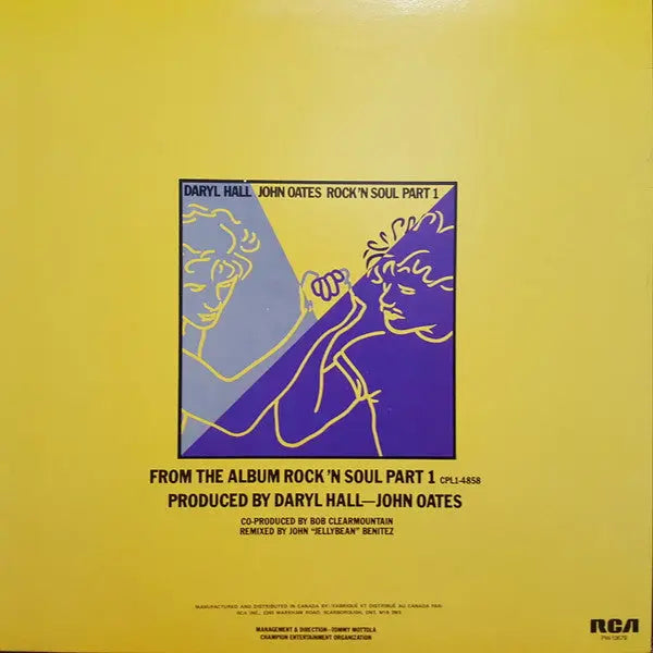 Daryl Hall - John Oates – Say It Isn't So - 1983 Original Vinyl Pursuit Inc