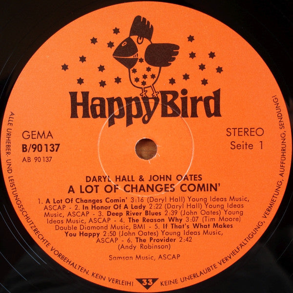 Daryl Hall & John Oates – A Lot Of Changes Comin' - 1981 Sealed German Pressing VinylPursuit.com