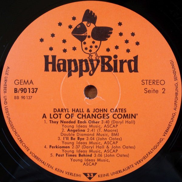 Daryl Hall & John Oates – A Lot Of Changes Comin' - 1981 Sealed German Pressing VinylPursuit.com