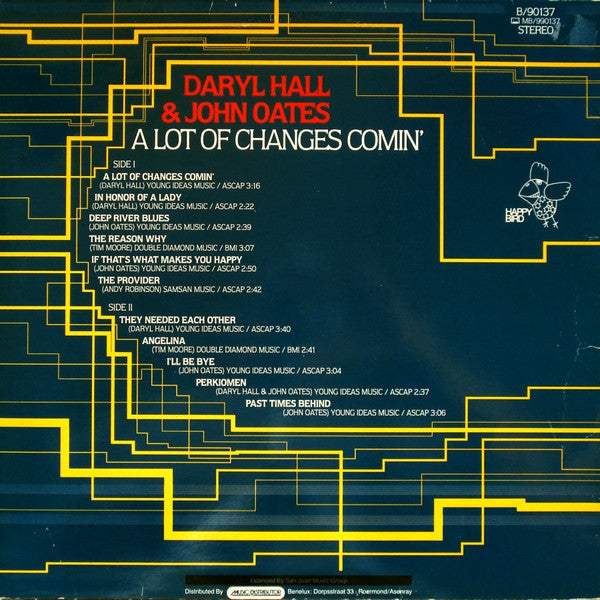 Daryl Hall & John Oates – A Lot Of Changes Comin' - 1981 Sealed German Pressing VinylPursuit.com