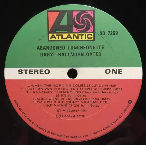 Daryl Hall / John Oates – Abandoned Luncheonette VinylPursuit.com