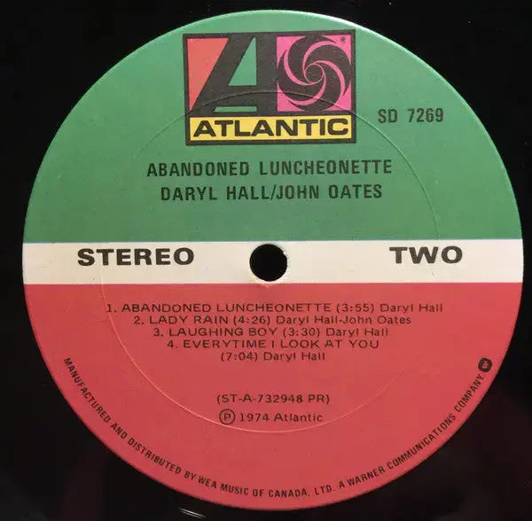 Daryl Hall / John Oates – Abandoned Luncheonette VinylPursuit.com