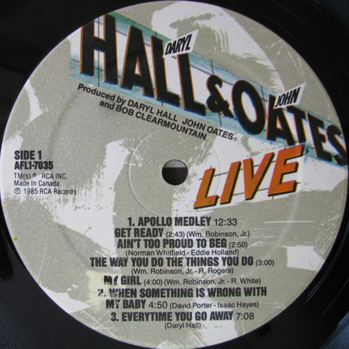 Daryl Hall & John Oates – Live At The Apollo - 1985 in Shrinkwrap! VinylPursuit.com