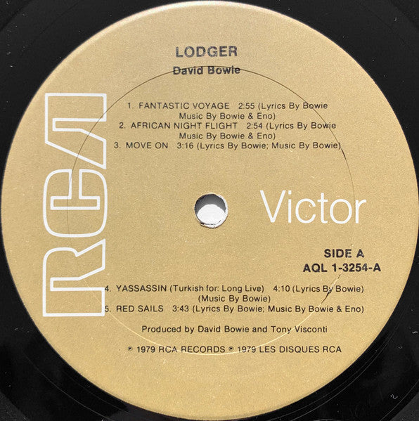 David Bowie – Lodger - 1979 Orignal Pressing Vinyl Pursuit Inc
