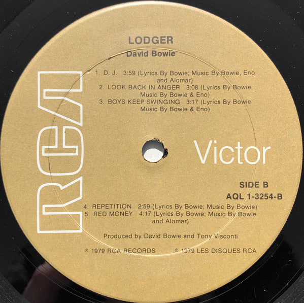 David Bowie – Lodger - 1979 Orignal Pressing Vinyl Pursuit Inc