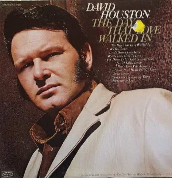 David Houston – The Day That Love Walked In - 1972 Original, Sealed! Vinyl Pursuit Inc