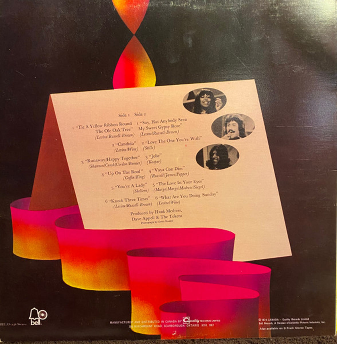 Dawn Featuring Tony Orlando - Golden Ribbons - 1973 VinylPursuit.com