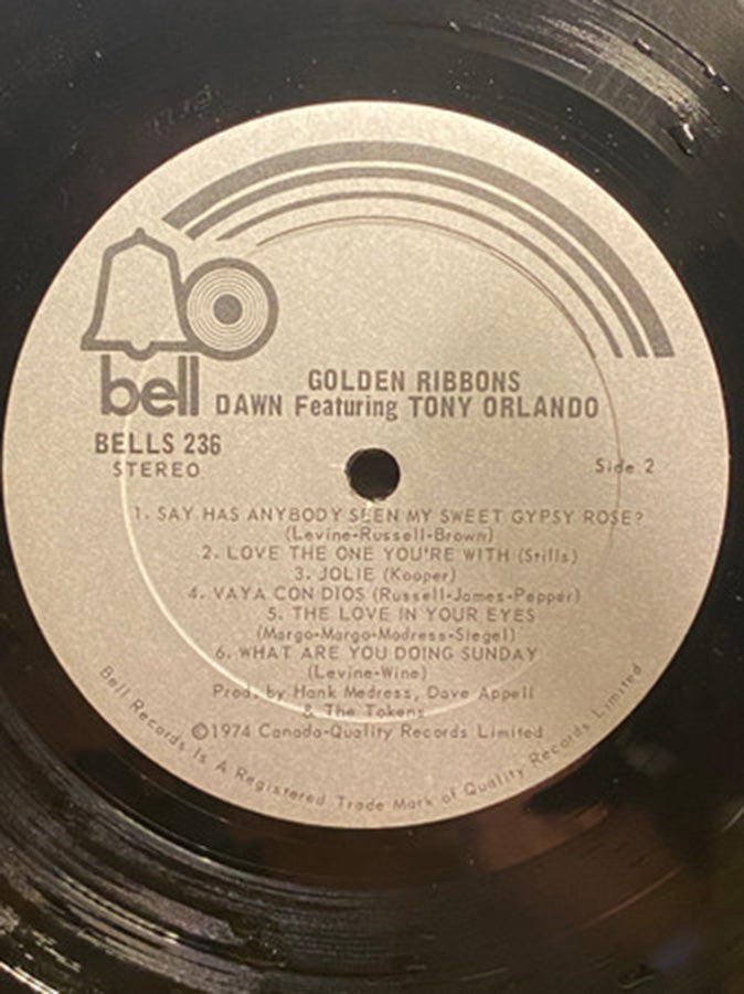 Dawn Featuring Tony Orlando - Golden Ribbons - 1973 VinylPursuit.com