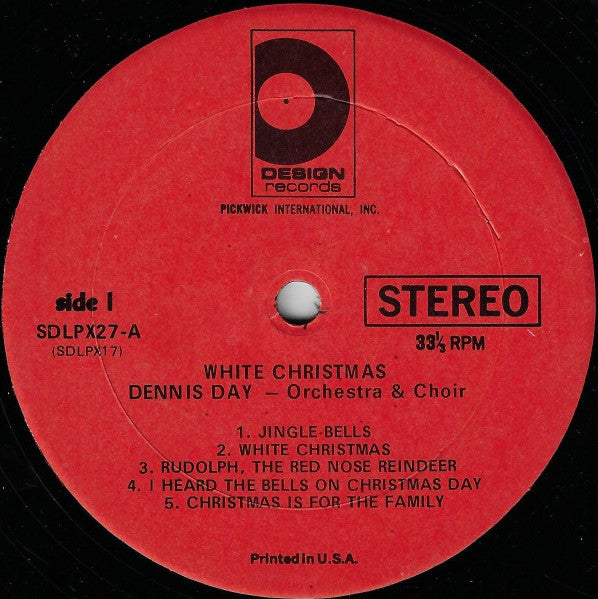 Dennis Day Orchestra & Choir – White Christmas  Pressing VinylPursuit.com