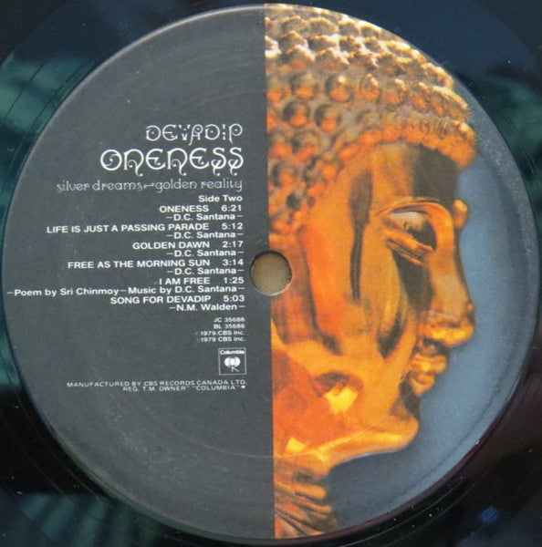 Devadip – Oneness (Silver Dreams-Golden Reality) - 1979 Original Pressing Vinyl Pursuit Inc