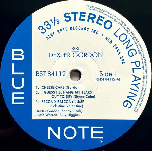 Dexter Gordon – Go! - Blue Note Pressing in Shrinkwrap Vinyl Pursuit Inc