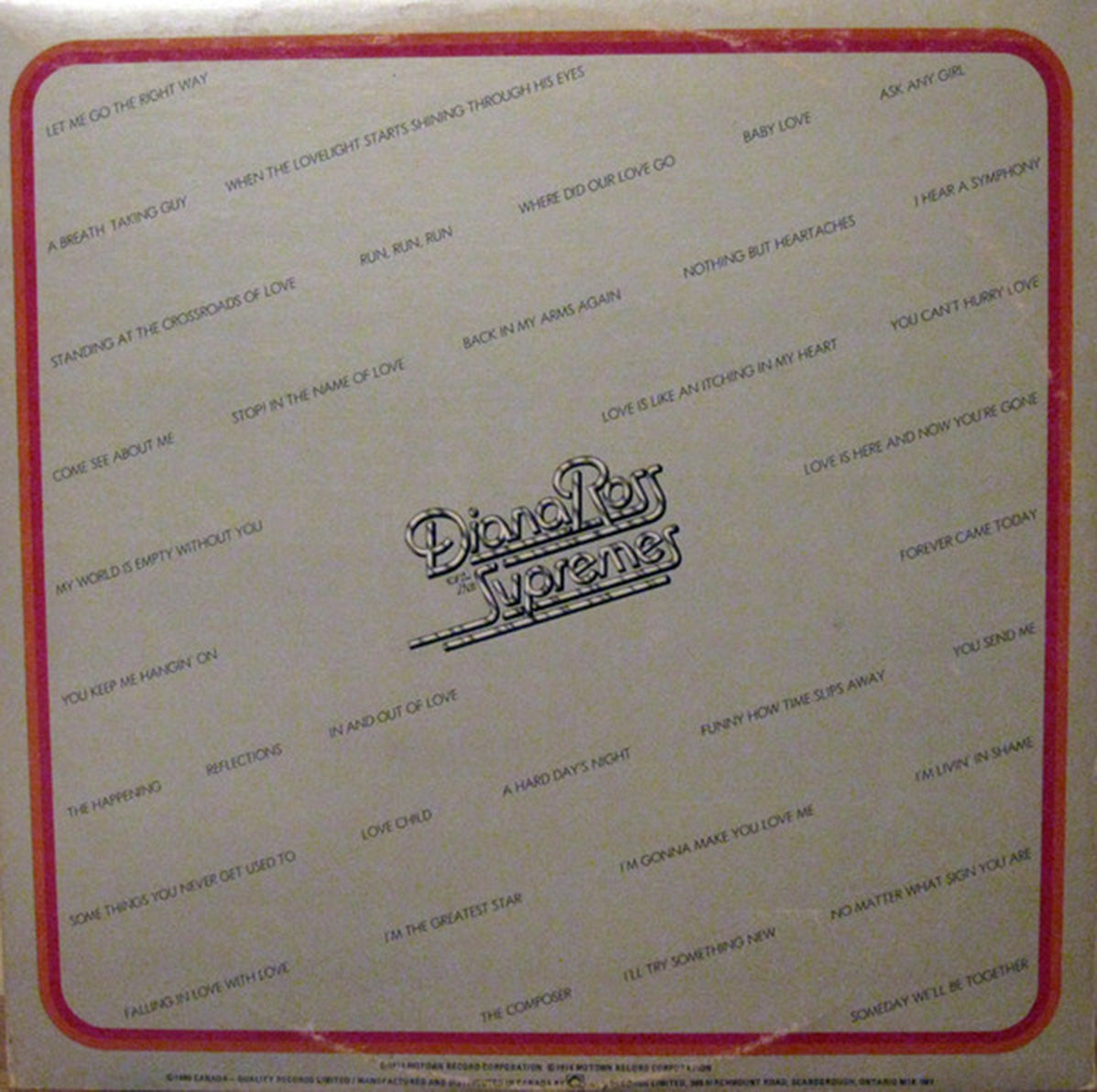 Diana Ross And The Supremes – Anthology - 1980 VinylPursuit.com