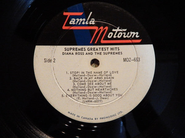 Diana Ross And The Supremes – Greatest Hits - 1967 MONO VinylPursuit.com