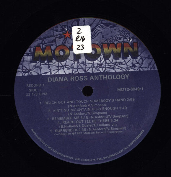Diana Ross – Diana Ross Anthology VinylPursuit.com