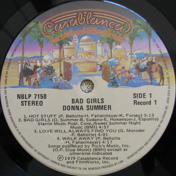 Donna Summer – Bad Girls - 1979 VinylPursuit.com