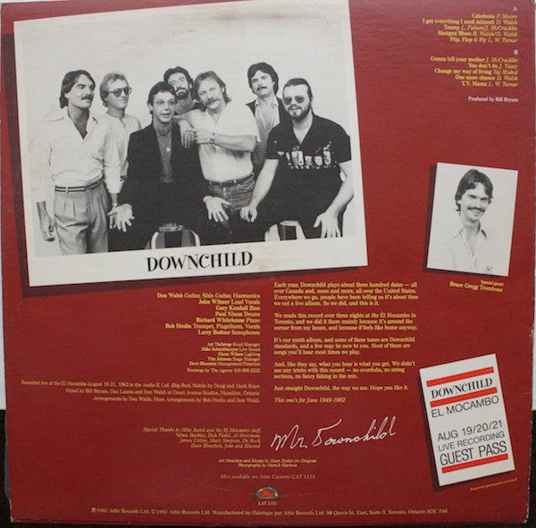 Downchild – But, I'm On The Guest List VinylPursuit.com