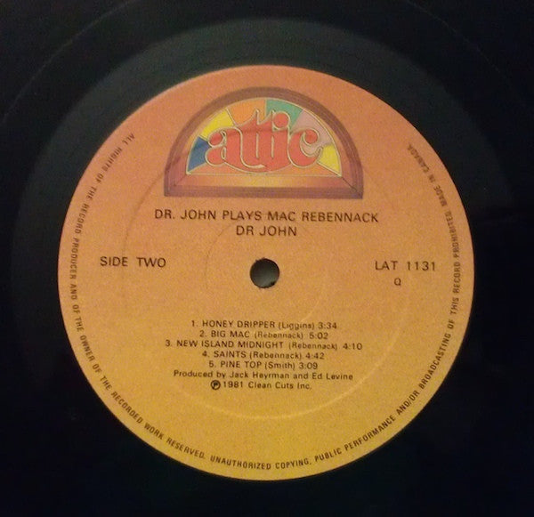 Dr. John – Dr. John Plays Mac Rebennack VinylPursuit.com