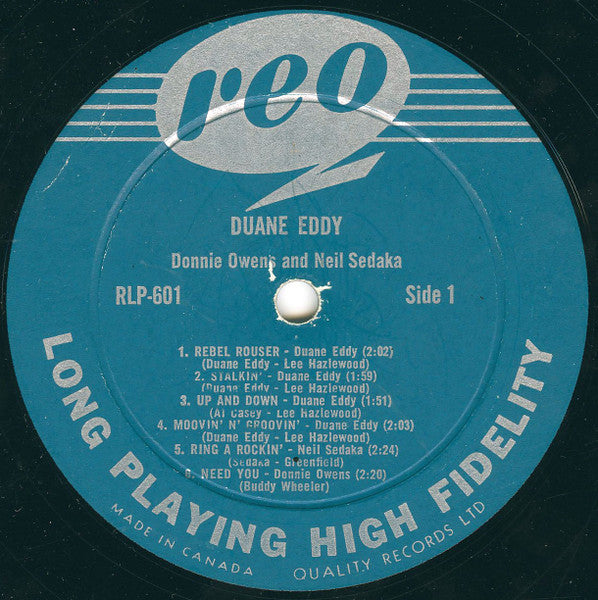 Duane Eddy With Guest Artists Donnie Owens and Neil Sedaka – Duane Eddy's Twangy Guitar VinylPursuit.com
