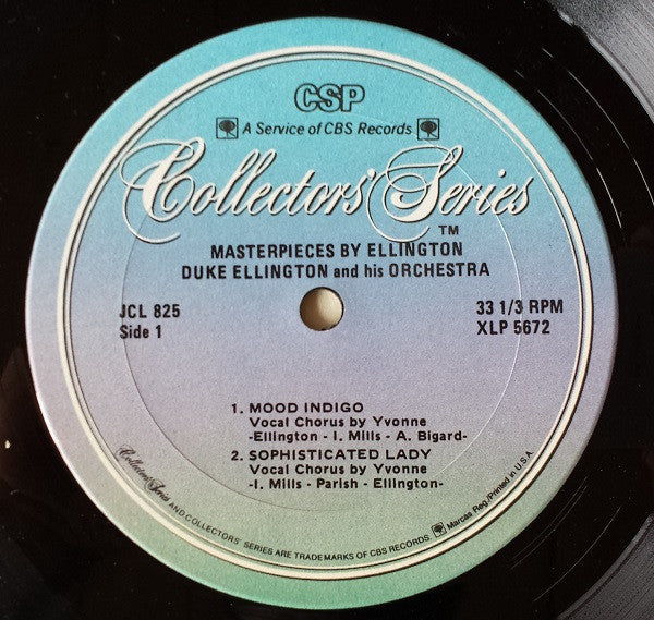 Duke Ellington And His Orchestra – Masterpieces By Ellington - 1973 US MONO Pressing Vinyl Pursuit Inc