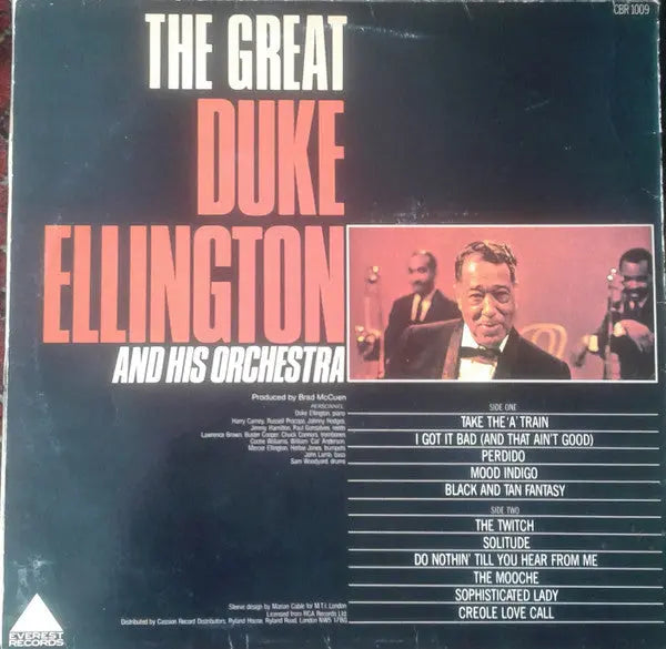 Duke Ellington – The Great Duke Ellington - 1984 French Pressing Vinyl Pursuit Inc