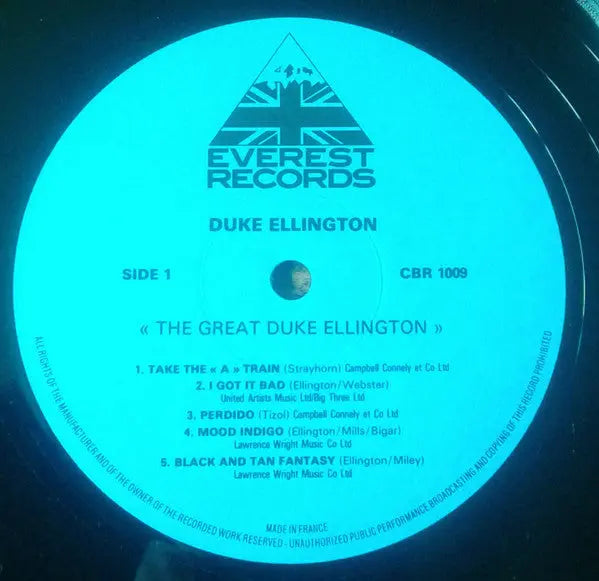 Duke Ellington – The Great Duke Ellington - 1984 French Pressing Vinyl Pursuit Inc