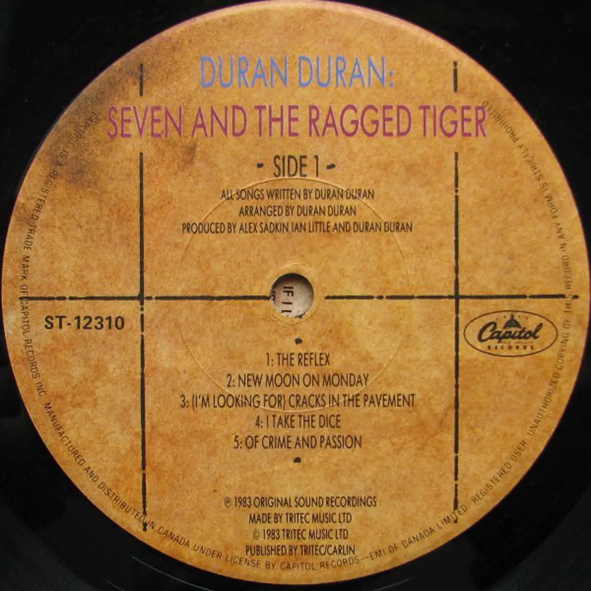 Duran Duran – Seven And The Ragged Tiger - 1983 VinylPursuit.com