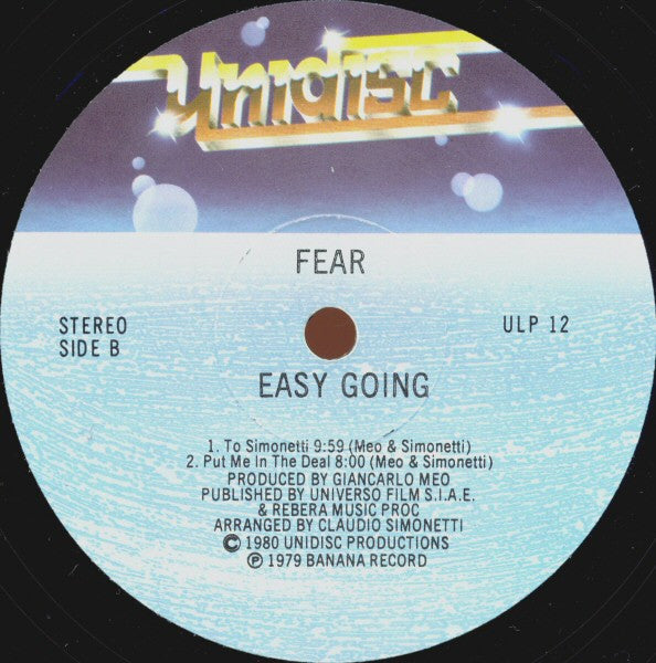 Easy Going – Fear VinylPursuit.com