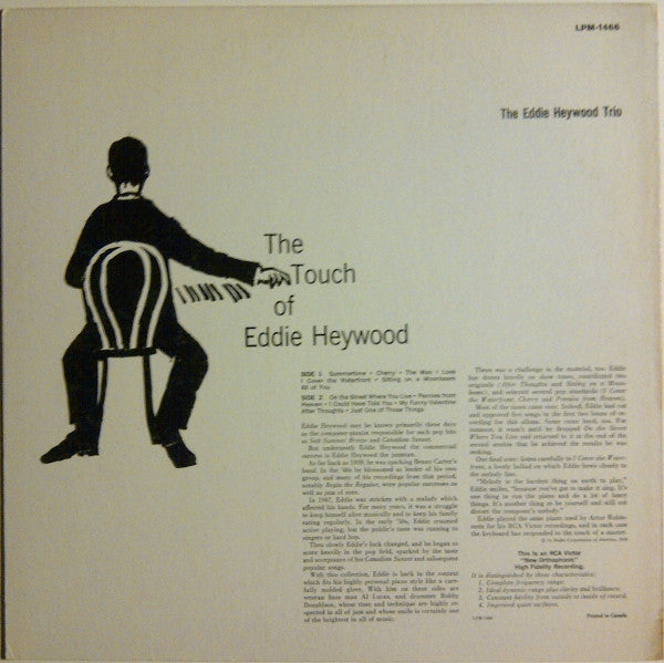 Eddie Heywood – The Touch Of Eddie Heywood - 1958 VinylPursuit.com