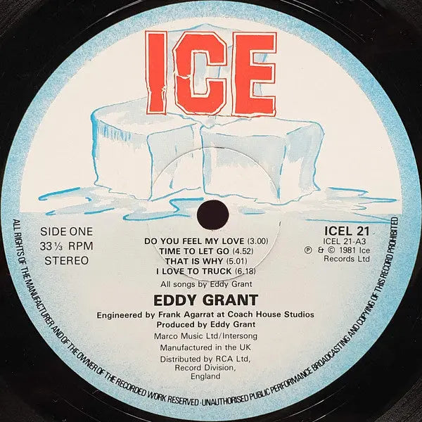Eddy Grant – Can't Get Enough - 1981 UK Original Vinyl Pursuit Inc