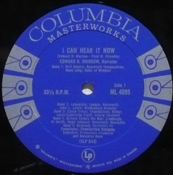 Edward R. Murrow And Fred W. Friendly – "I Can Hear It Now..." - Original Mono Pressing VinylPursuit.com