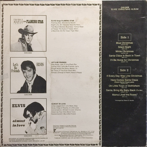 Elvis Presley – Elvis' Christmas Album VinylPursuit.com