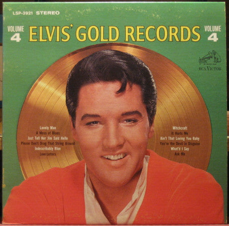 Elvis Presley – Elvis' Gold Records - Volume 4 VinylPursuit.com