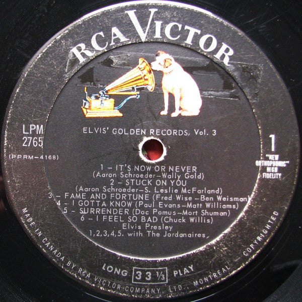 Elvis Presley – Elvis' Golden Records, Volume 3 VinylPursuit.com